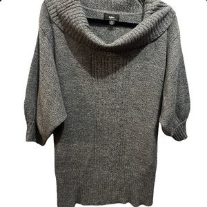 Byline Byer California Women’s Grey Cowl Sweater Dress